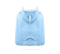 SONARIN Copertina per Marsupio Caldo,Universale Copri Marsupio Cover Invernale per Fascia Portabebè Incappucciato Copertura Mantello A Prova di Vento con Tasca Frontale(Blu)