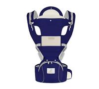 SONARIN Ergonomico Tutte le Stagioni Marsupio Neonati con Sedile,Portantina Multifunzionale Traspirante Porta Bambino Fascia Porta Bebè Multi-Posizioni per Neonati Bambini 0-36 Mesi(Blu Scuro)