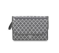 SONARIN Fasciatoio Pieghevole,Fasciatoio da Viaggio per Bambino Portatile Tappetino per Cambio Pannolino Borsa Fasciatoio Leggero Impermeabile con Tasche per Neonati Bambini(Grigio)