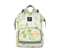 SONARIN Impermeabile Moda Zaino Fasciatoio,Multifunzionale Spaziosa Borsa per Pannolini Zaino Mamma Neonato Borsa Fasciatoio da Viaggio con Tasche Termiche & Ganci per Passeggino(Verde)