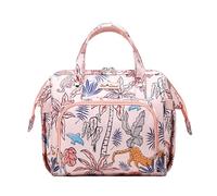 SONARIN Leggera Multifunzionale Borsa Fasciatoio Neonato, Elegante Impermeabile Convertibile a Tracolla e Zaino da Viaggio (Rosa)