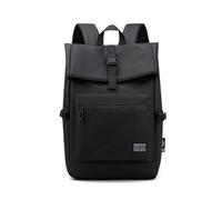 SONARIN Leggero Zaino Uomo,Moda Impermeabile Zaino Casual Borsa Lavoro Zaino Porta PC 15.6 Pollici Zaino da Viaggio Zaino Scuola Superiore Media Zainetti Università(Nero)
