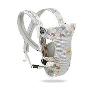SONARIN Marsupio Neonati Leggero Traspirante,4-in-1 3D Air Mesh Portantina Ergonomico Multifunzione Porta Bambino,Regolabile per Neonati e Bambini 0-36 Mesi,Tutte le Posizioni(Camuffare)