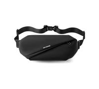 SONARIN Marsupio per Uomo,Impermeabile Zaino Monospalla Borsello a Tracolla Borsa a Spalla Borsa da Petto Borsa Crossbody Regolabile per Sportivo Ciclismo Corsa Viaggio(Nero)