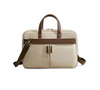 SONARIN Multifunzionale Borsa Porta PC Donna,Impermeabile Borsa a Tracolla per Laptop 16 Pollici Borse da Lavoro Valigetta Borse Tote Donna per Ufficio Università Viaggio(Albicocca)