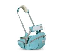 SONARIN Multifunzionale Hipseat Marsupio,Ergonomico Neonati Marsupio Supporto del Sedile Portantina Bebè Seggiolino con Cintura di Sicurezza & Tracolla per Neonato Bambino 0-24 Mesi(Verde)
