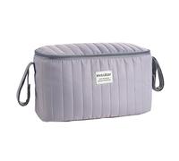 SONARIN Multifunzionale Impermeabile Borsa Organizer per Passeggino,Borsa Passeggino Universale Organizzatore per Passeggino Portatile Leggero Borsa per Carrozzina Borsa Cambio(Grigio)