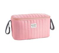SONARIN Multifunzionale Impermeabile Borsa Organizer per Passeggino,Borsa Passeggino Universale Organizzatore per Passeggino Portatile Leggero Borsa per Carrozzina Borsa Cambio(Rosa)