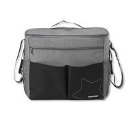SONARIN Multifunzionale Zaino Fasciatoio Borsa per Passeggino,Grande Capacità Borsa per Pannolini Impermeabile Zaino Mamma Neonato Borsa Fasciatoio da Viaggio con Cinghie Passeggino(Grigio)