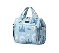 SONARIN Multifunzionale Zaino Fasciatoio Neonato,Grande Capacità Impermeabile Leggera Borsa per Pannolini Zaino Mamma Borsa a Tracolla Borsa Fasciatoio da Viaggio Portatile(Blu)
