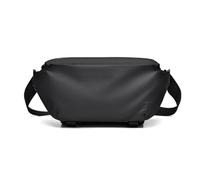 SONARIN Multifunzionale Zaino Monospalla Uomo,Impermeabile Stiloso Borsello a Tracolla Borsa a Spalla Borsa da Petto Marsupio Crossbody per Viaggio Scuola Lavoro Sportivo(Nero)