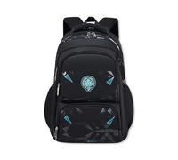 SONARIN Multifunzionale Zaino Scuola Elementare,Zaino per Bambini Impermeabile Leggero Zainetti Bambini per Studenti Borsa da Scuola per Ragazzi Ragazze(Nero)