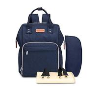SONARIN Multifunzione Zaino Fasciatoio Bambino per Pannolini, Fasciatoio,Impermeabile,Grande Capacità,Organizer per Zaino da Viaggio,Elegante e Resistente, Ideale Regalo(Blu Scuro)
