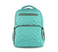 SONARIN Nylon Multifunzione Zaino Fasciatoio Bambino per Pannolini con Fasciatoio,Impermeabile,Borsa antiurto per laptop,Bottiglia borse termiche,Grande Capacità,Elegante e Resistente(Verde)