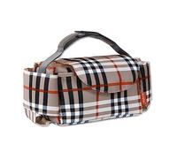 SONARIN Portatile Borsa Organizer per Passeggino,Borsa Passeggino Universale Organizzatore per Passeggino Impermeabile Borsa per Carrozzina Borsa Cambio con Portabicchieri(Plaid)