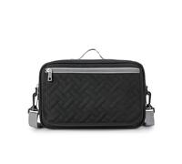 SONARIN Portatile Borsa Organizer per Passeggino con Fasciatoio,Leggero Impermeabile Borsa Fasciatoio per Neonato Borsa Cambio Borsa Passeggino Borsa per Carrozzina con Tracolla(Nero)