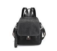SONARIN Premium Moda Zaino Donna,Versatile Antifurto Zainetto Donna Piccolo Zaino Casual Borsa Scuola Ragazze,Borsa a Tracolla Convertibile per Lavoro Viaggio Università(Nero)