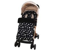 SONARIN Sacco Termico universale Premium per passeggino(Nero)