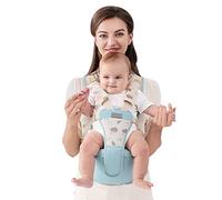 SONARIN Traspirante Semplice Hipseat Marsupio,Marsupio Neonati con Sedile Multifunzionale Portantina Ergonomico Porta Bambino Fascia Porta Bebè per Neonati Bambini 0-36 Mesi(Verde)