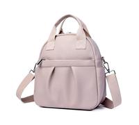 SONARIN Zaino Borsa a Tracolla Donna,Multifunzionale 3 in 1 Borsa a Mano Borsa a Spalla Mini Zaino Moda PU Borsa Donna Borsetta Tracolla per Scuola Lavoro Shopping Viaggio(Rosa)