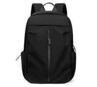 SONARIN Zaino Casual Leggero,Borsa Lavoro Impermeabile Zaino Porta PC 14 Pollici Zaino da Viaggio Zaino Scuola Superiore Media Zainetti Università per Uomo Donna(Nero)