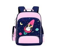 SONARIN Zaino per Bambini,Zaino Scuola Elementare Leggera Impermeabile,Zaino per Studenti Borsa da Scuola Ragazzi Ragazze Zaino per la Scuola Zainetti Bambini Multistrato Grande Capacità(Blu&Rosa)