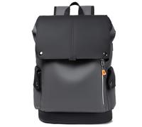 SONARIN Zaino Porta PC Uomo,Zaino Lavoro Impermeabile Zainetti per Laptop 15,6 Pollici Zaino da Viaggio Borsa Casual con Porta USB per Uomo Donna Università Ufficio(Nero-Grigio)