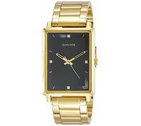 Sonata 7129YM04 - Orologio analogico da uomo con quadrante nero