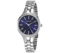 Sonata acciaio margherite analogico quadrante blu donna watch-8151sm04