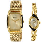 Sonata Analog Gold Dial Unisex Watch-70808069YM01