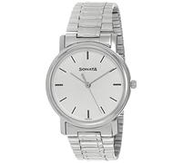 Sonata Analog White Dial Men's Watch - ND1013SM01