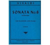 Sonata B Flat Major No.6: For Bassoon And Piano