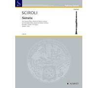 Sonata Bb major: clarinet (flute, oboe) and basso continuo.