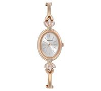 Sonata Blush Orologio da donna analogico con quadrante argentato - 8091WM01, Multicolore, Catena