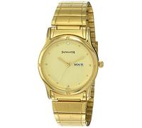 Sonata Classic Analog Gold Dial Men's Watch - NC7023YM09