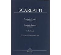 Sonata in A major K 182 (L 139) + Sonata in B minor K 497 (L 146) for keyboard