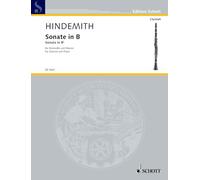 Sonata in Si bemolle – per clarinetto in Si bemolle e pianoforte – Schott