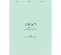 Sonata, op. 19, per sassofono contralto in mi bemolle alto saxophone-