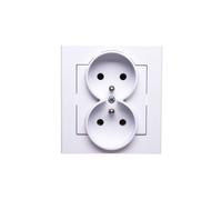SONATA presa doppia con/u bianco GP-2RZ/00