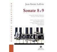 Sonate 8 e 9. Versione per clarinetto e pianoforte. Partitura e parte
