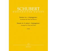 Sonate a-Moll D 821 'Arpeggione' -Bearbeitung für Flöte und Klavier-. Partitur, Stimmen, Urtextausgabe
