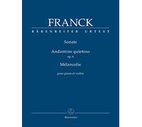 Sonate / Andantino quietoso op. 6 / Mélancolie für Klavier und Violine. Spielpartitur mit Einzelstimme, Urtextausgabe