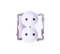SONATE doppia presa b/u bianca GP-2RR/m/00