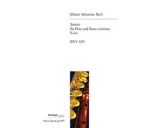 Sonate E-dur BWV 1035 für Flöte und Bc - Breitkopf Urtext (EB 8555)