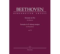 Sonate für Klavier Fis-Dur op. 78. Spielpartitur, BÄRENREITER URTEXT
