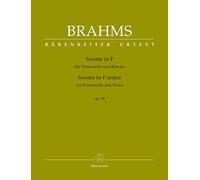 Sonate für Violoncello und Klavier F-Dur op. 99. Spielpartitur mit Urtext-Stimme und eingerichteter Stimme, Urtextausgabe
