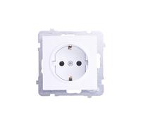 SONATE presa singola con/e Schuko bianco GP-1RS/m/00