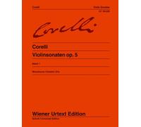 Corelli: Violin Sonatas op.5 Vol.1 - Edited from the sources - violin and piano - Wiener Urtext - intermediate to advanced - (UT 50235)