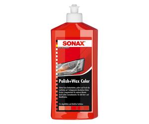 Sonax 02964000 Polish & Wax Colore Nano Pro Rosso Auto Cera 500 ML Automobile