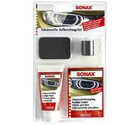 SONAX 04059410 - Set di pulizia e cura fanali, 89 ml